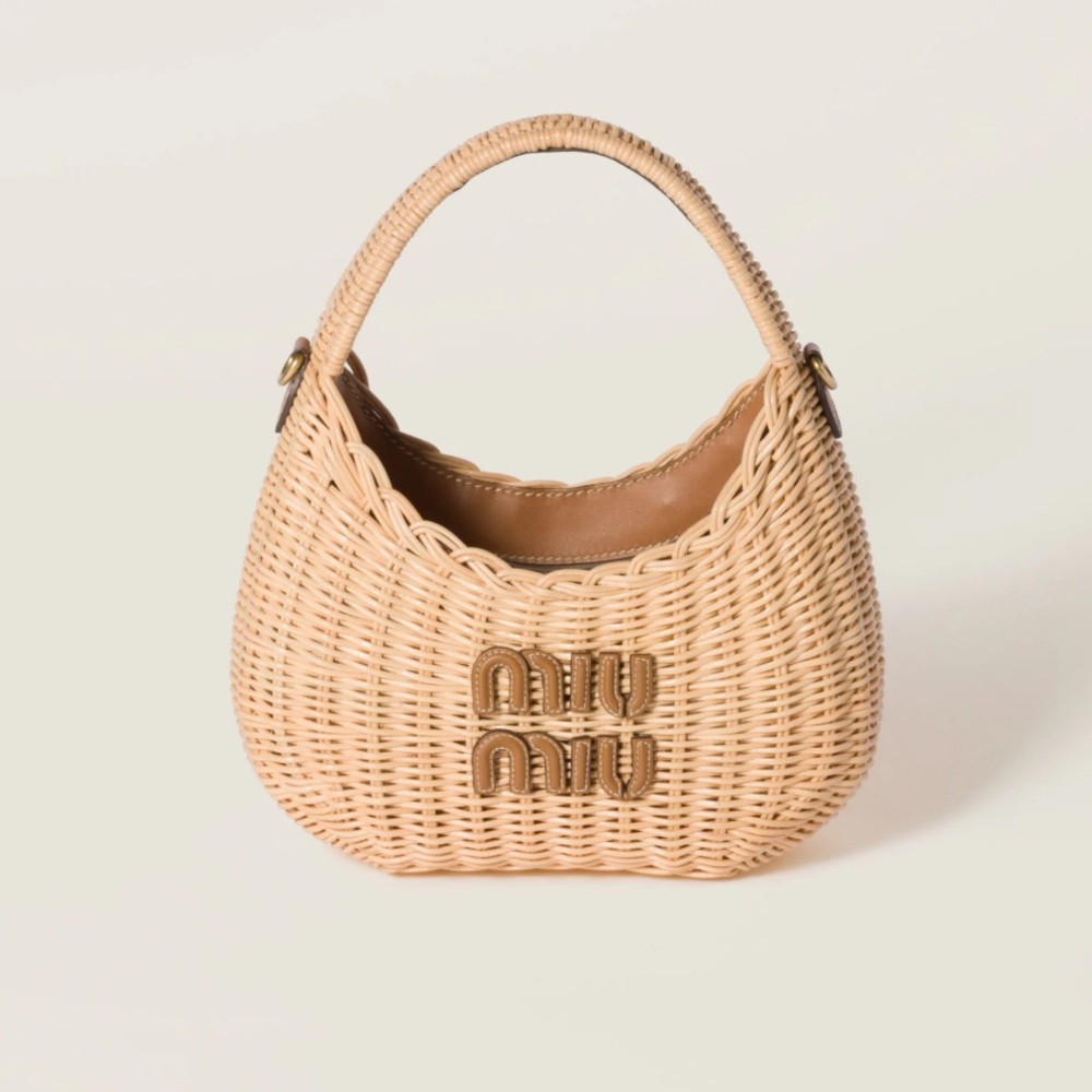 Miu Miu Wicker Wander Bag